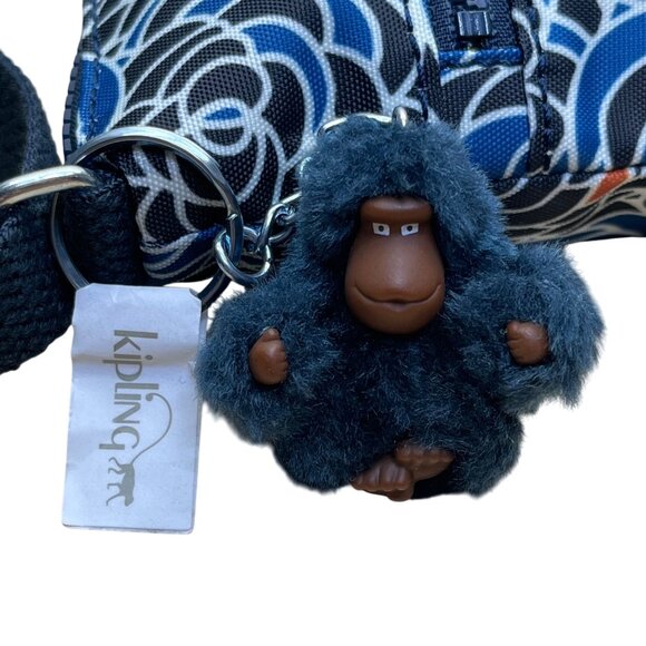 Kipling Women’s Blue Multi Floral Pattern Adjustable Strap Crossbody Bag Sz M - Picture 7 of 14